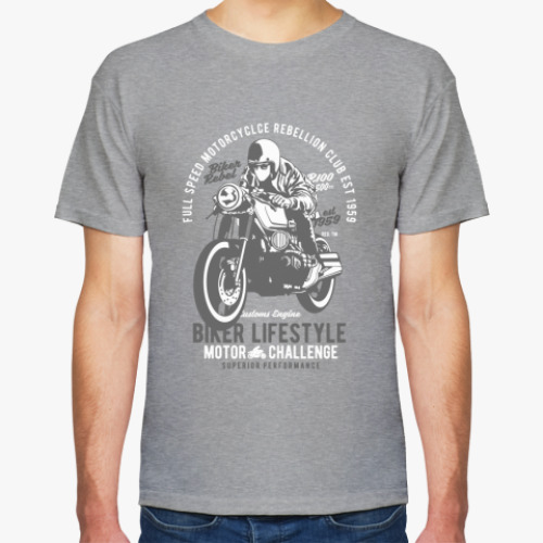 Футболка с принтом American Biker Lifestyle Vintage