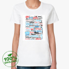 Женская футболка органик
