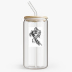 Банка с бамбуковой крышкой