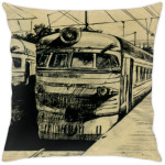 Электропоезд. Железная дорога