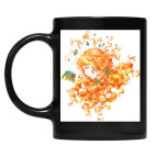 Кружка цветная UV-DTF