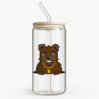 Банка с бамбуковой крышкой