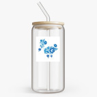 Банка с бамбуковой крышкой