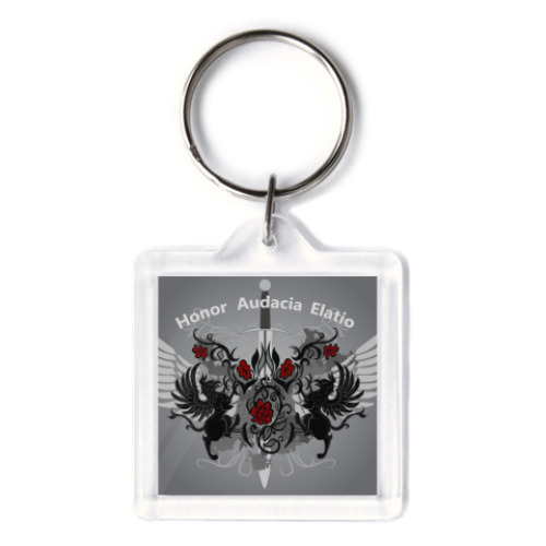 Брелок с принтом Грифоны