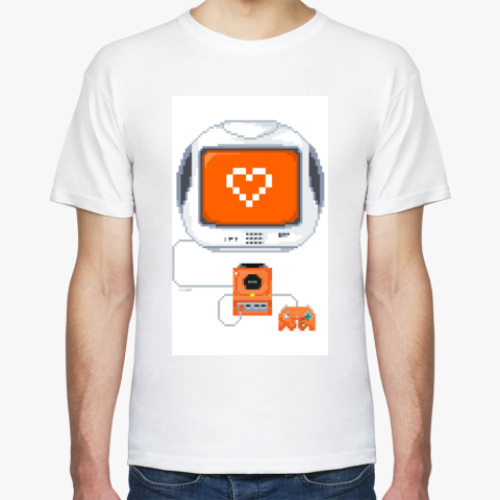 Футболка с принтом Heart TV