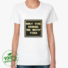 Женская футболка органик