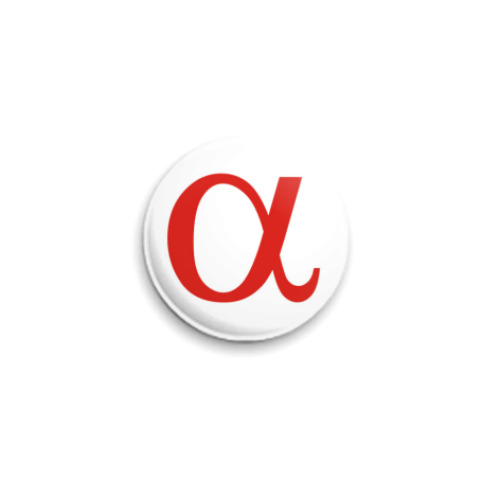 Значок 25мм с принтом  'Квадра'