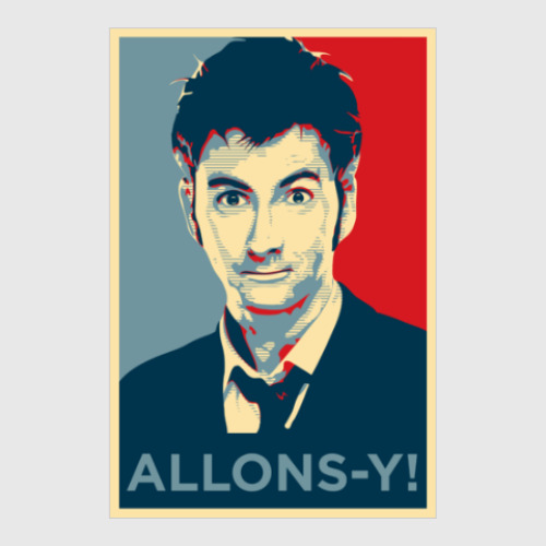 Постер с принтом Allons-y!