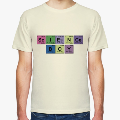 Футболка с принтом Science Boy