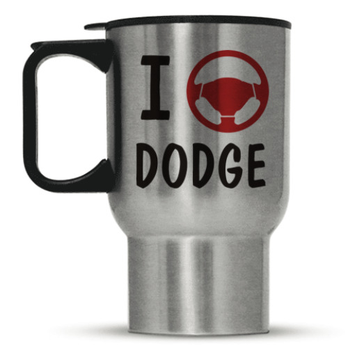 Кружка-термос с принтом Я рулю DODGE