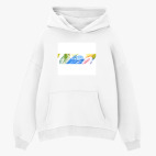 Толстовка худи оверсайз