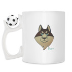 Кружка с футбольным мячиком