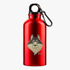 Металлическая бутылка 400 мл UV-DTF