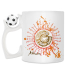 Кружка с футбольным мячиком