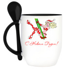 Кружка с ложкой