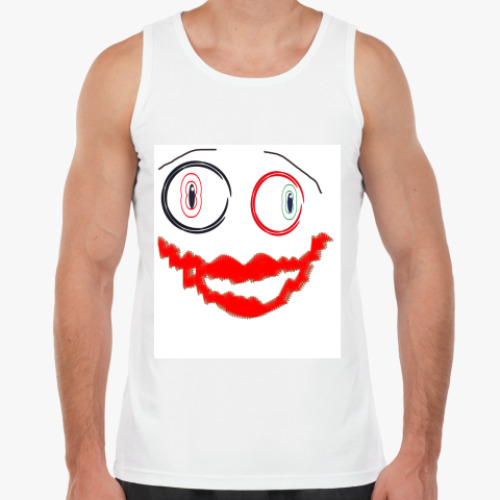 Майка с принтом рожа