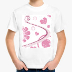 Детская классическая футболка абстракция