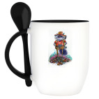 Кружка с ложкой