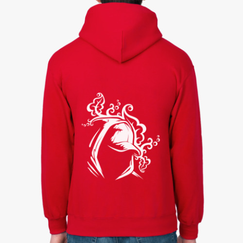 Толстовка худи с принтом Кепка