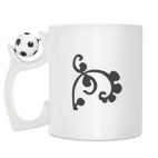 Кружка с футбольным мячиком