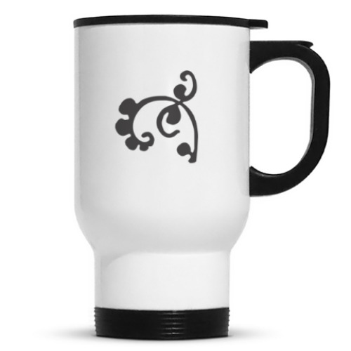 Кружка-термос с принтом Орнамент