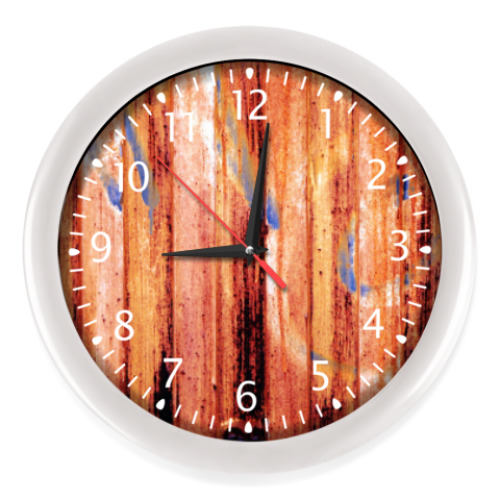 Настенные часы с принтом Текстура