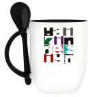 Кружка с ложкой