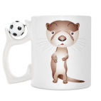 Кружка с футбольным мячиком