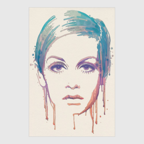 Постер с принтом Twiggy