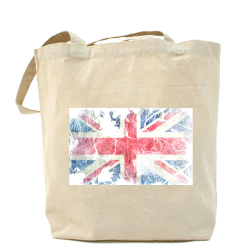 Сумка шоппер с принтом British flag