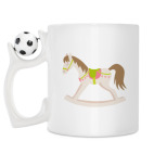 Кружка с футбольным мячиком