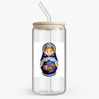 Банка с бамбуковой крышкой