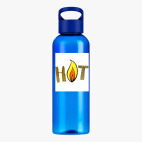 Прозрачная спортивная бутылка