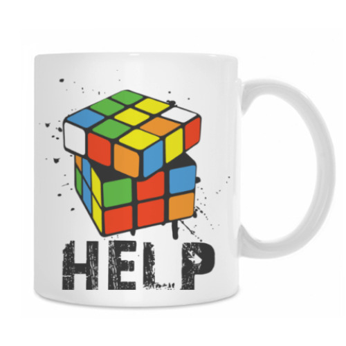 Кружка с принтом Кубик Рубика | Rubiks Cube