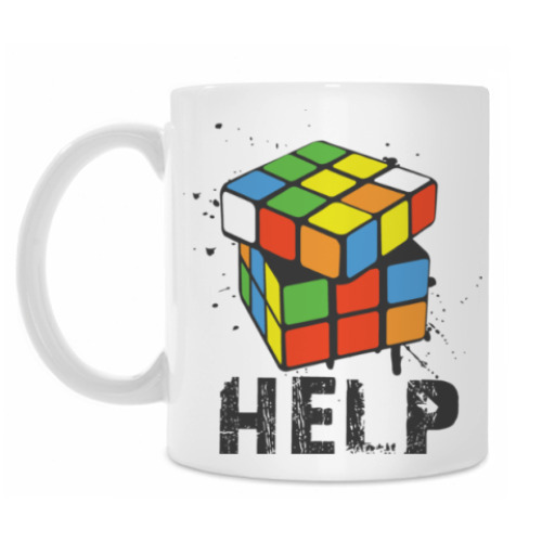 Кружка с принтом Кубик Рубика | Rubiks Cube