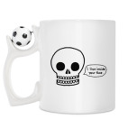 Кружка с футбольным мячиком