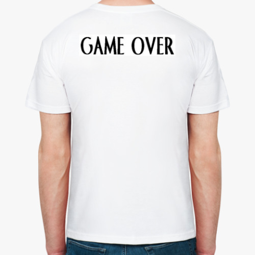Футболка с принтом 'Game Over'