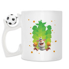 Кружка с футбольным мячиком