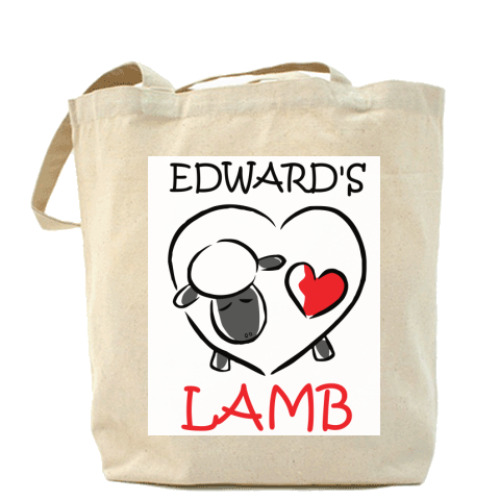 Сумка шоппер с принтом Edward's lamb