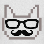 cat+glasses+mustache=love