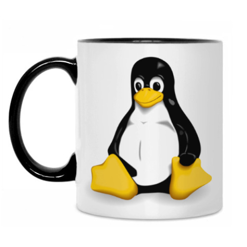 Кружка с принтом Linux