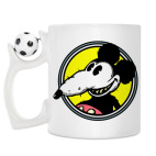 Кружка с футбольным мячиком