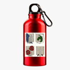 Металлическая бутылка 400 мл UV-DTF