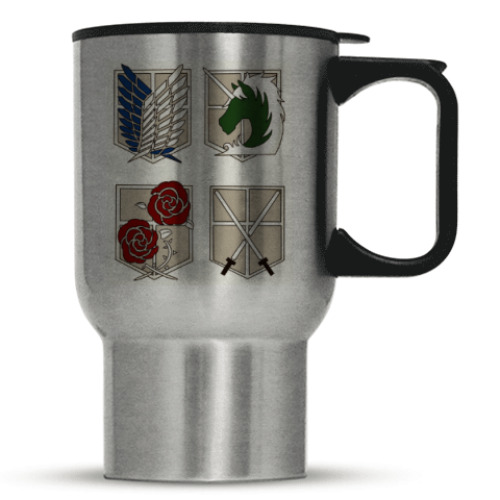 Кружка-термос с принтом Attack on Titan Атака Титанов