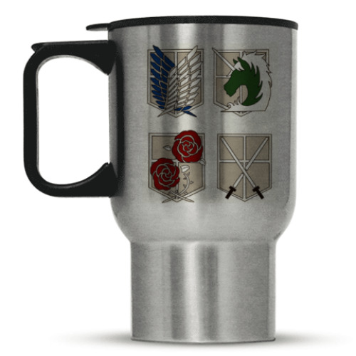 Кружка-термос с принтом Attack on Titan Атака Титанов