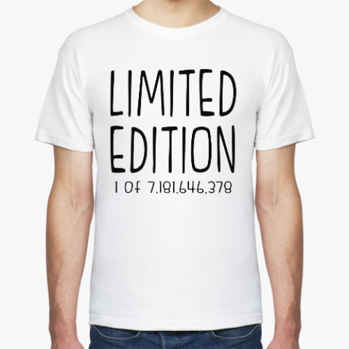 Футболка с принтом Limited Edition