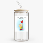 Банка с бамбуковой крышкой