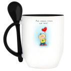 Кружка с ложкой