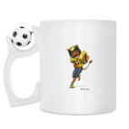 Кружка с футбольным мячиком