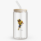 Банка с бамбуковой крышкой